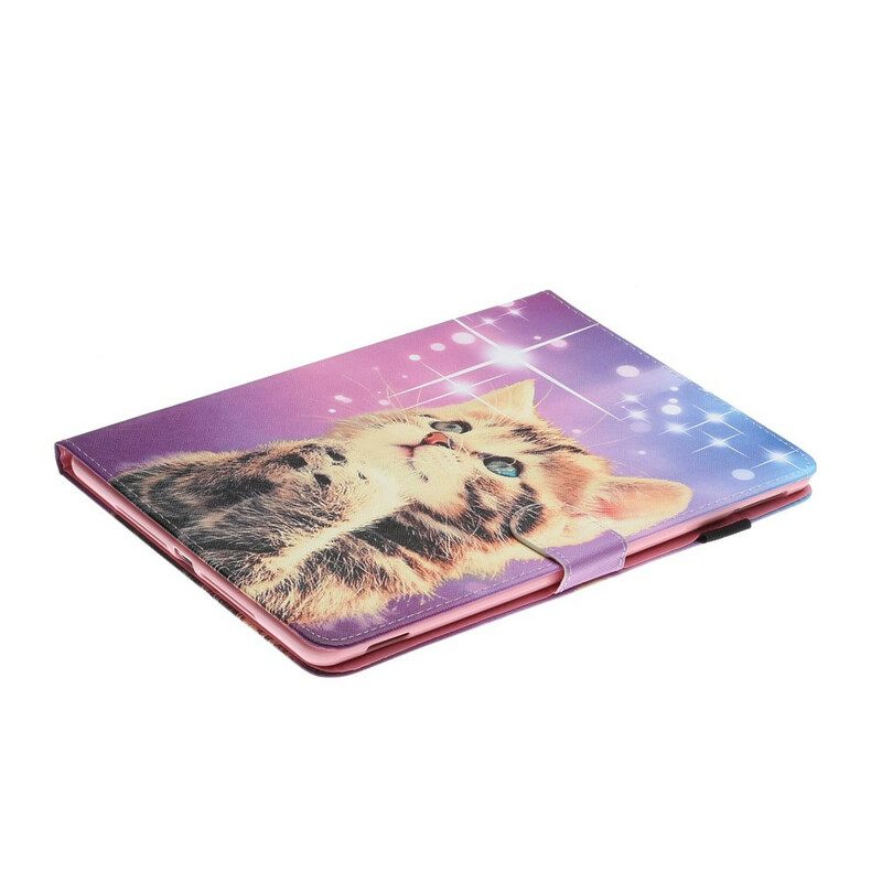 Nahkakotelo iPad 10.2" (2020) (2019) / Air 10.5" / Pro 10.5" Kitten Stars