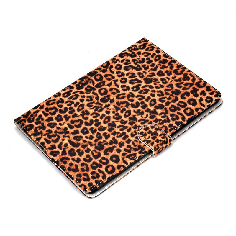 Nahkakotelo iPad 10.2" (2020) (2019) / Air 10.5" / Pro 10.5" Leopard