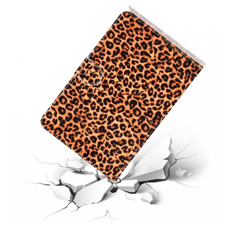 Nahkakotelo iPad 10.2" (2020) (2019) / Air 10.5" / Pro 10.5" Leopard