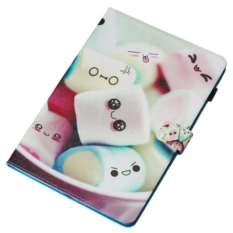 Nahkakotelo iPad 10.2" (2020) (2019) / Air 10.5" / Pro 10.5" Marshmallows Fun