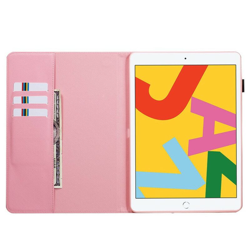 Nahkakotelo iPad 10.2" (2020) (2019) / Air 10.5" / Pro 10.5" Red Branches