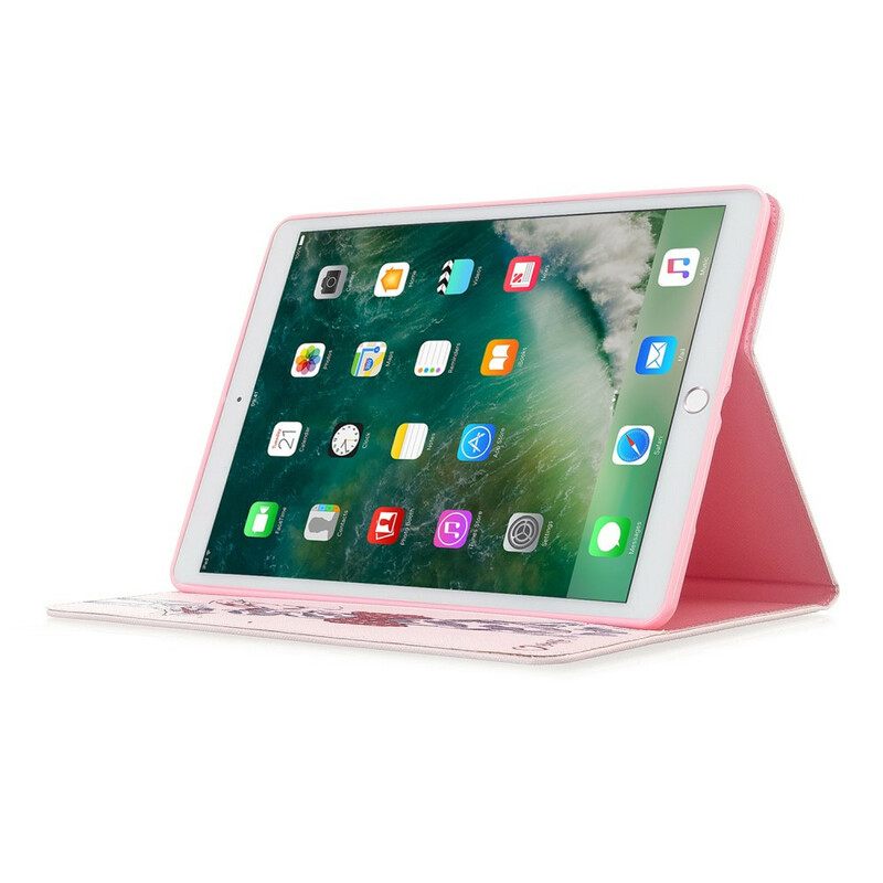 Nahkakuori iPad 10.2" (2020) (2019) / Air 10.5" / Pro 10.5" Brainy Giraffe