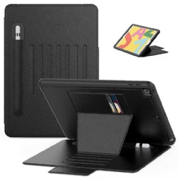 Nahkakuori iPad 10.2" (2020) (2019) / Air 10.5" / Pro 10.5" Multi-angles Ja Kynän Pidike