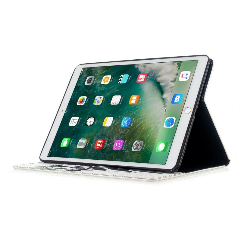 Nahkakuori iPad 10.2" (2020) (2019) / Air 10.5" / Pro 10.5" Super Panda