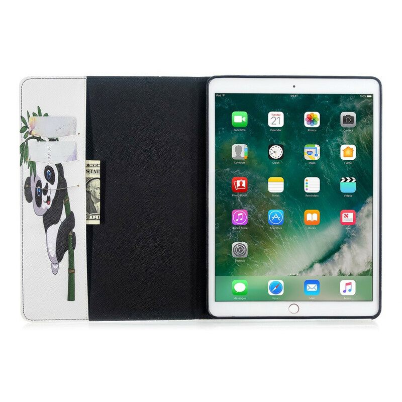 Nahkakuori iPad 10.2" (2020) (2019) / Air 10.5" / Pro 10.5" Super Panda