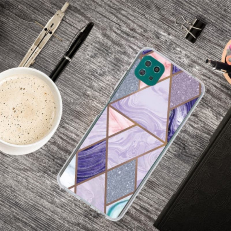 Case Samsung Galaxy A22 5G Decline Geometric Marble