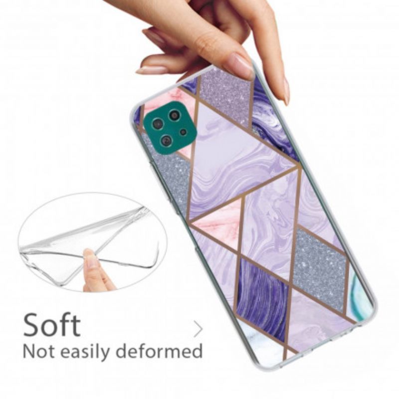 Case Samsung Galaxy A22 5G Decline Geometric Marble