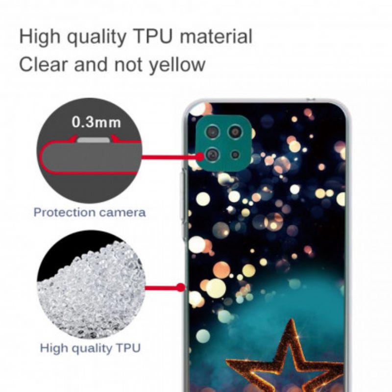 Case Samsung Galaxy A22 5G Flexible Star