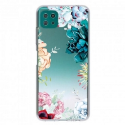 Case Samsung Galaxy A22 5G Saumattomat Akvarellikukat