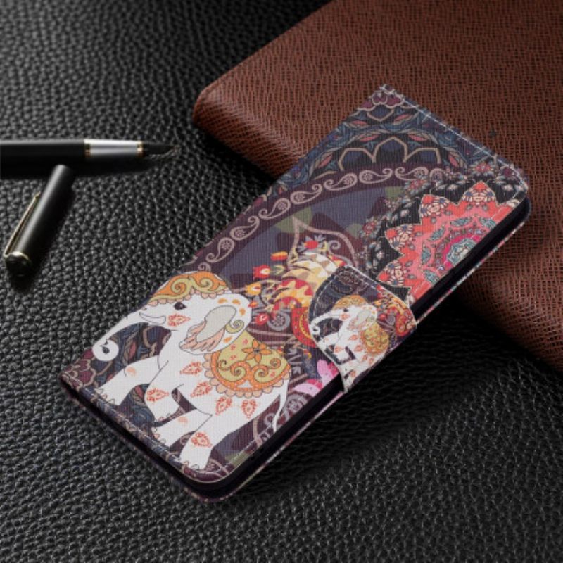 Flip Case Samsung Galaxy A22 5G Intian Norsu