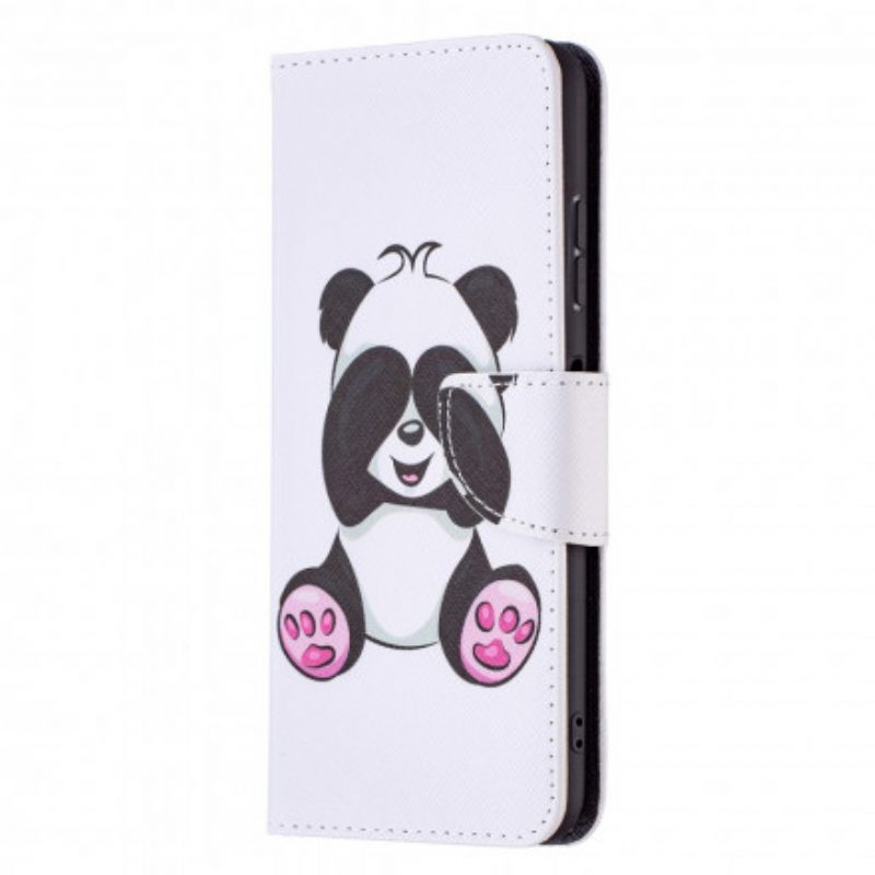 Flip Case Samsung Galaxy A22 5G Panda Hauskaa