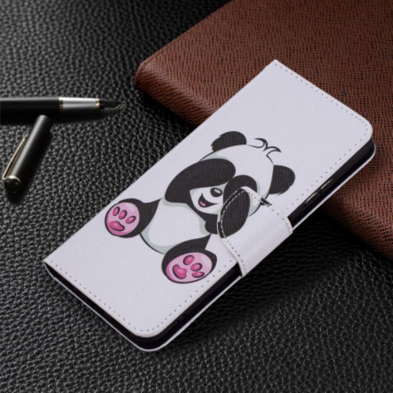 Flip Case Samsung Galaxy A22 5G Panda Hauskaa