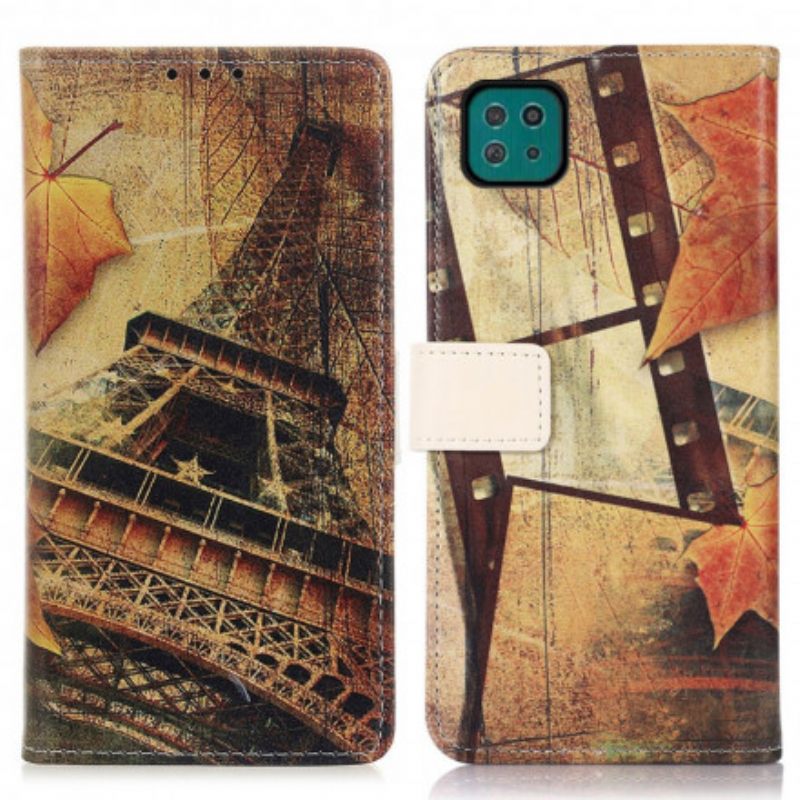 Kotelot Samsung Galaxy A22 5G Eiffel-torni