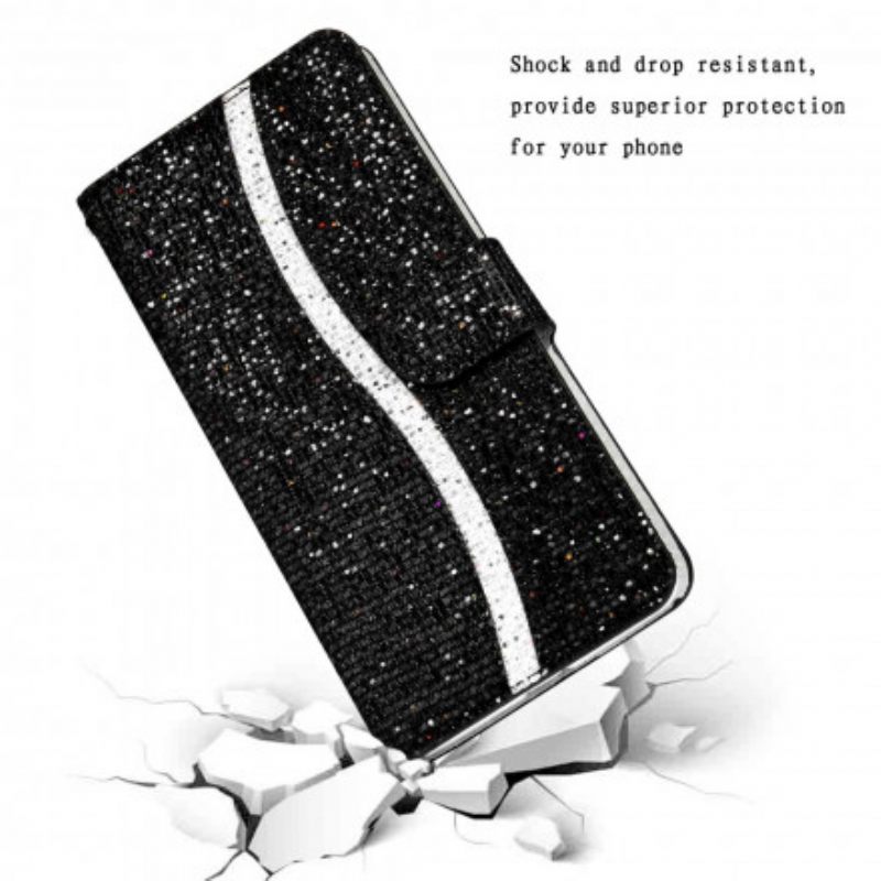 Kotelot Samsung Galaxy A22 5G Glitter S Design