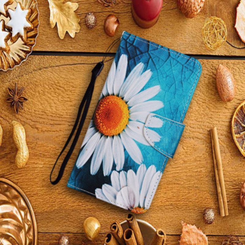 Kotelot Samsung Galaxy A22 5G Masterful Flowers Hihnalla