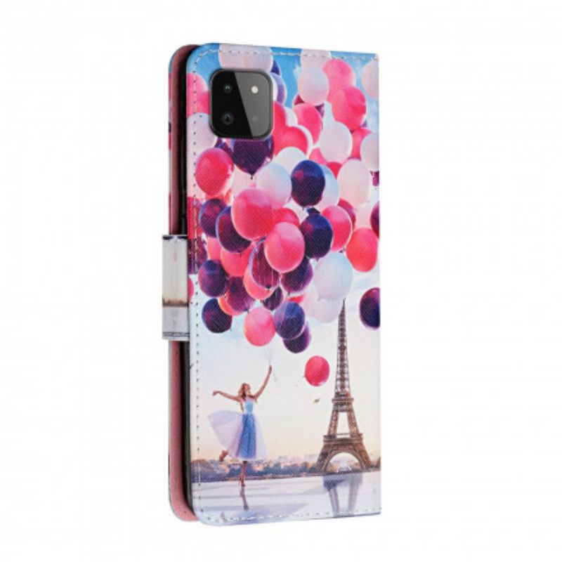 Kotelot Samsung Galaxy A22 5G Parisin Ilmapallot