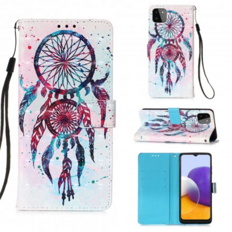 Kotelot Samsung Galaxy A22 5G Watercolour Dreamcatcher