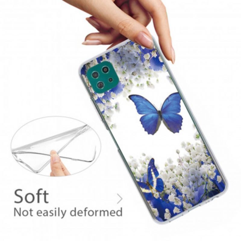 Kuori Samsung Galaxy A22 5G Butterflies Design