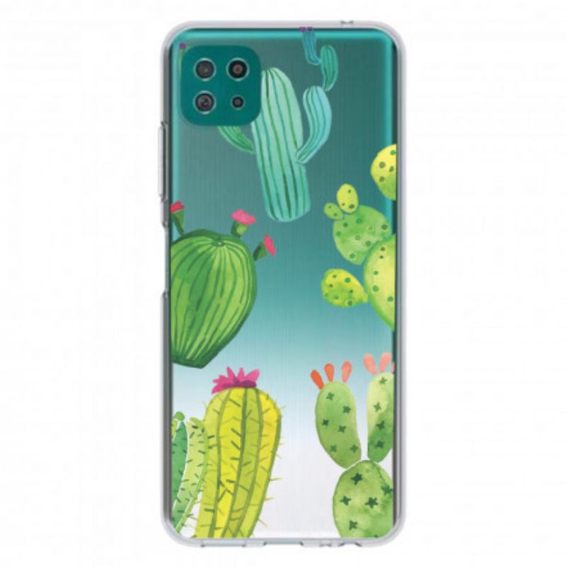 Kuori Samsung Galaxy A22 5G Cacti Watercolour