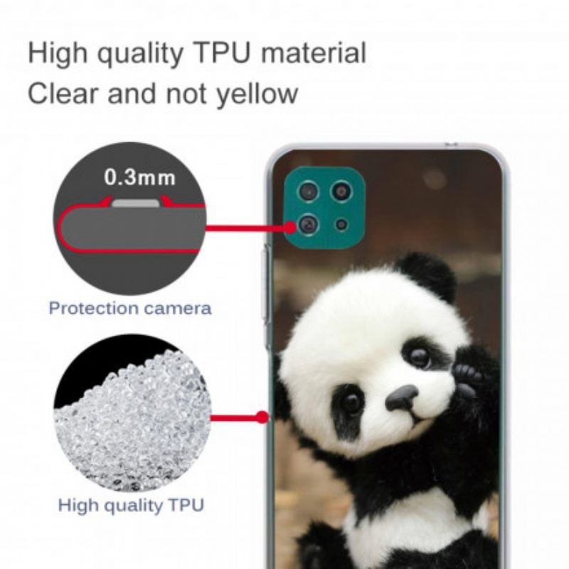 Kuori Samsung Galaxy A22 5G Flexible Panda