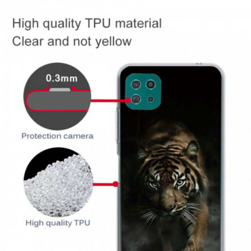 Kuori Samsung Galaxy A22 5G Flexible Tiger