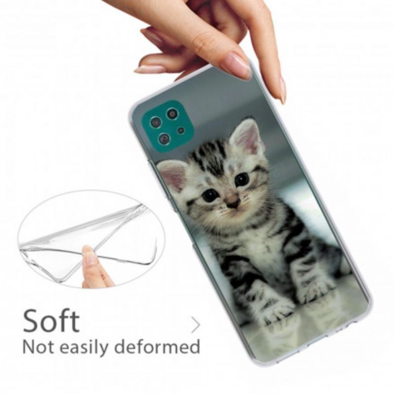 Kuori Samsung Galaxy A22 5G Kitten Kitten