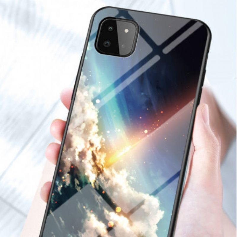 Kuori Samsung Galaxy A22 5G Tempered Glass Beauty