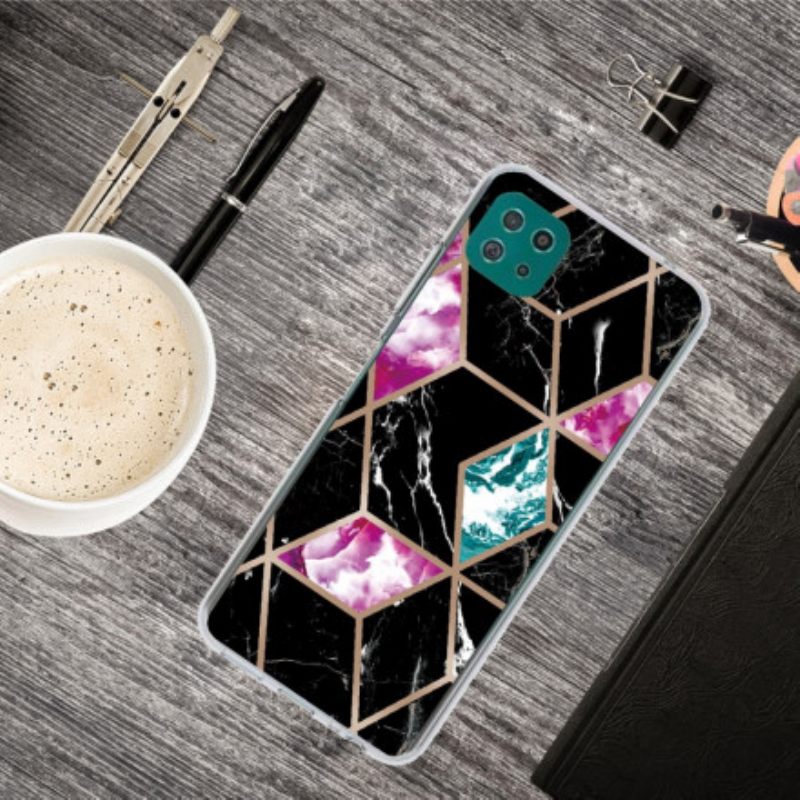 Kuori Samsung Galaxy A22 5G Variable Geometric Marble