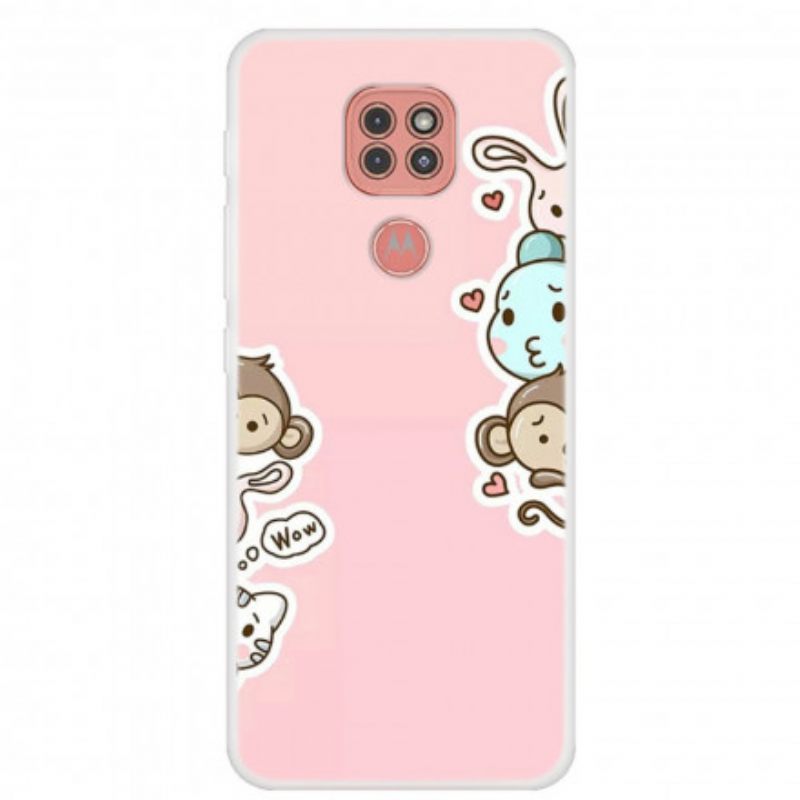 Case Moto G9 Play Animals Vau