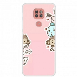 Case Moto G9 Play Animals Vau