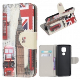 Flip Case Moto G9 Play London Life