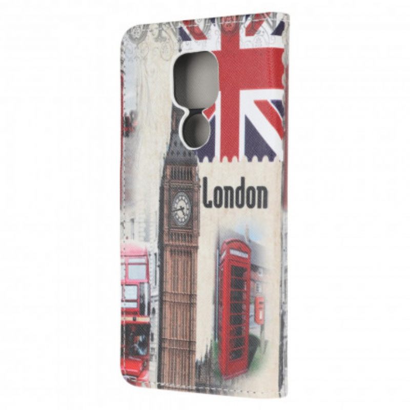 Flip Case Moto G9 Play London Life