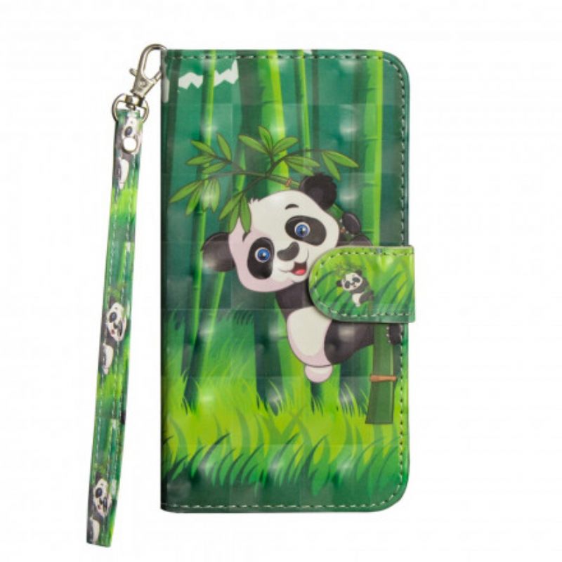 Kotelot Moto G9 Play Panda Ja Bamboo