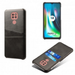 Kuori Moto G9 Play Double Card Holder Ksq