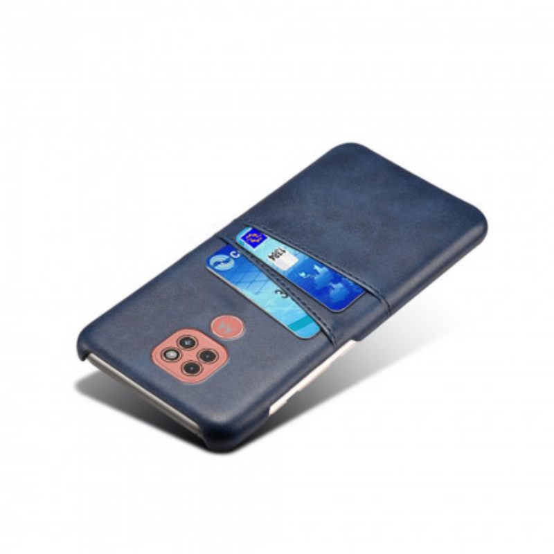 Kuori Moto G9 Play Double Card Holder Ksq