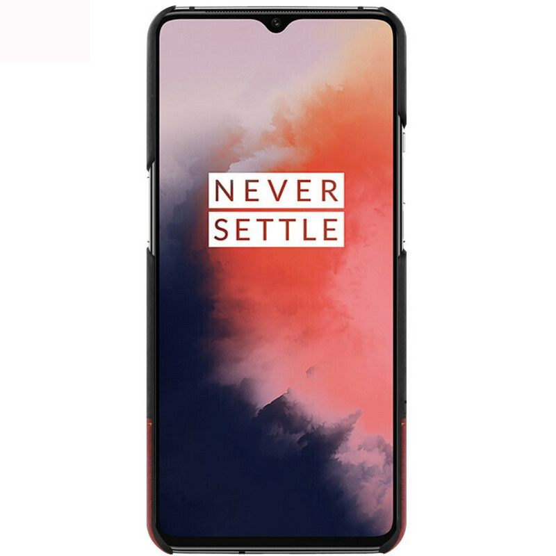 Case OnePlus 7T Imak Ruiyi Sarjan Nahkaefekti