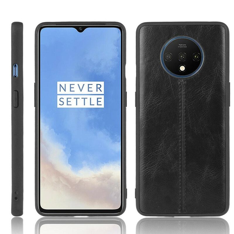 Kuori OnePlus 7T Tyylinen Nahkaompelu