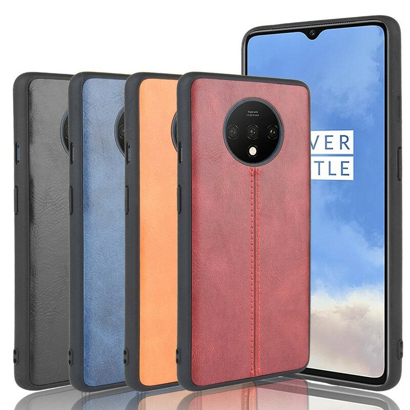 Kuori OnePlus 7T Tyylinen Nahkaompelu