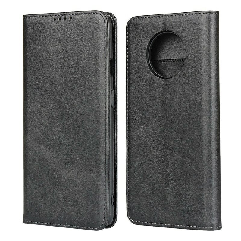 Puhelinkuoret OnePlus 7T Kotelot Flip Premium Faux Leather Tikkaukset