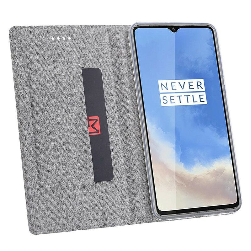 Puhelinkuoret OnePlus 7T Kotelot Flip Teksturoitu Vili Dmx