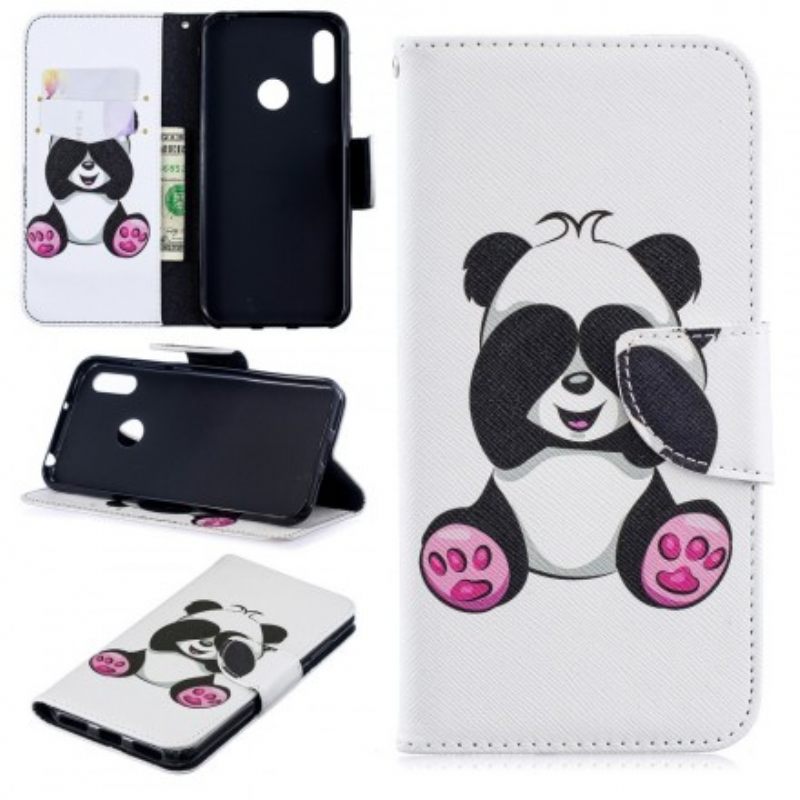 Flip Case Huawei Y6 2019 / Honor 8A Panda Hauskaa