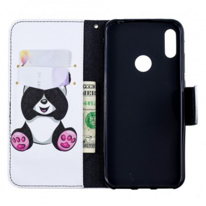 Flip Case Huawei Y6 2019 / Honor 8A Panda Hauskaa