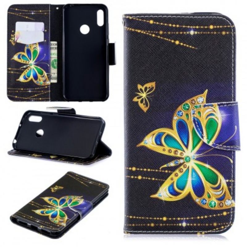 Kotelot Huawei Y6 2019 / Honor 8A Magic Butterfly