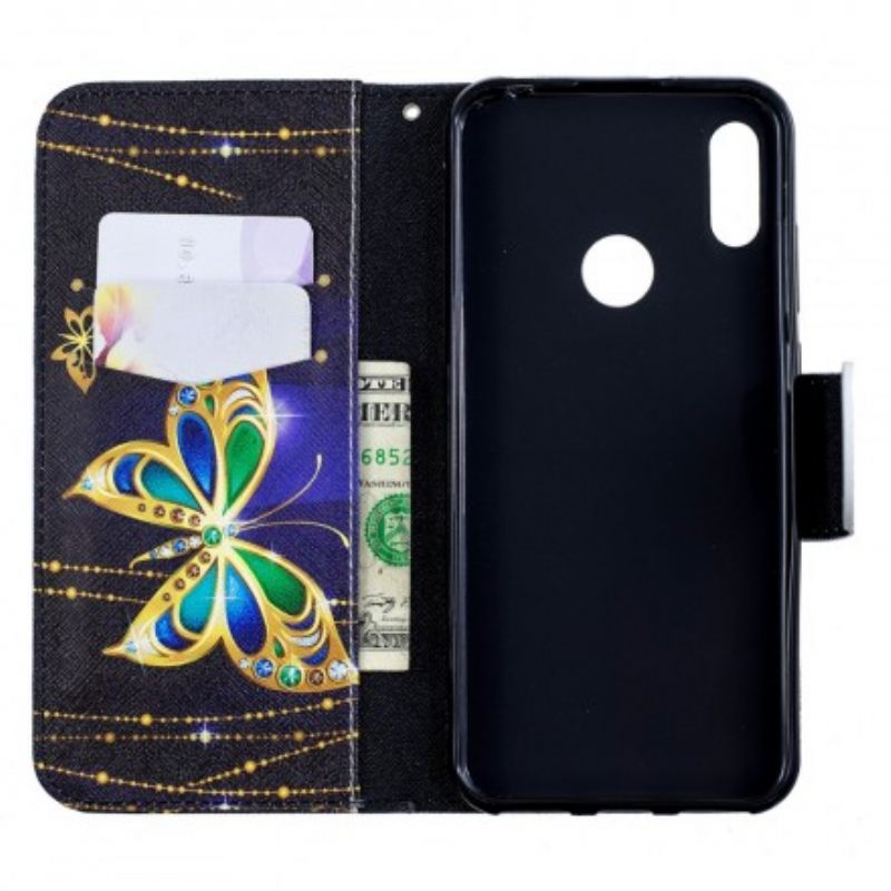 Kotelot Huawei Y6 2019 / Honor 8A Magic Butterfly