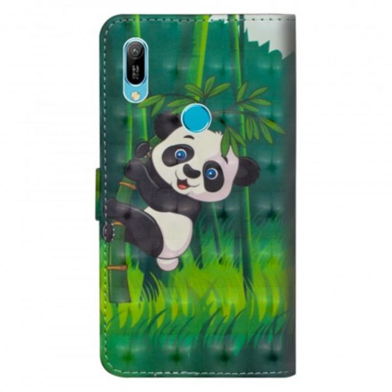 Kotelot Huawei Y6 2019 / Honor 8A Panda Ja Bamboo