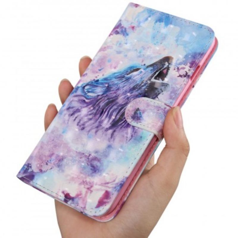 Kotelot Huawei Y6 2019 / Honor 8A Wolf Watercolour