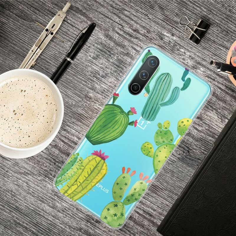 Case OnePlus Nord CE 5G Cacti Watercolour