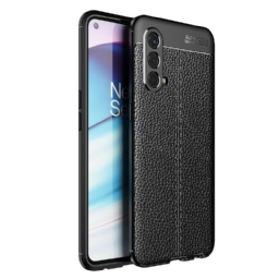 Case OnePlus Nord CE 5G Double Line Litchi Leather Effect