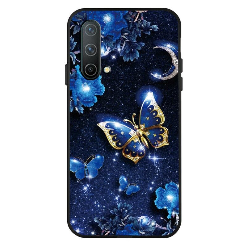 Case OnePlus Nord CE 5G Golden Butterfly