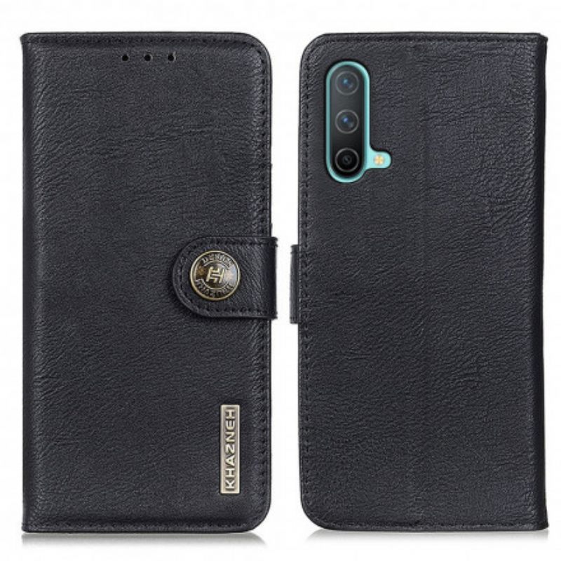 Flip Case OnePlus Nord CE 5G Keinonahka Khazneh